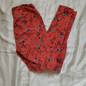 Lularoe os floral leggings